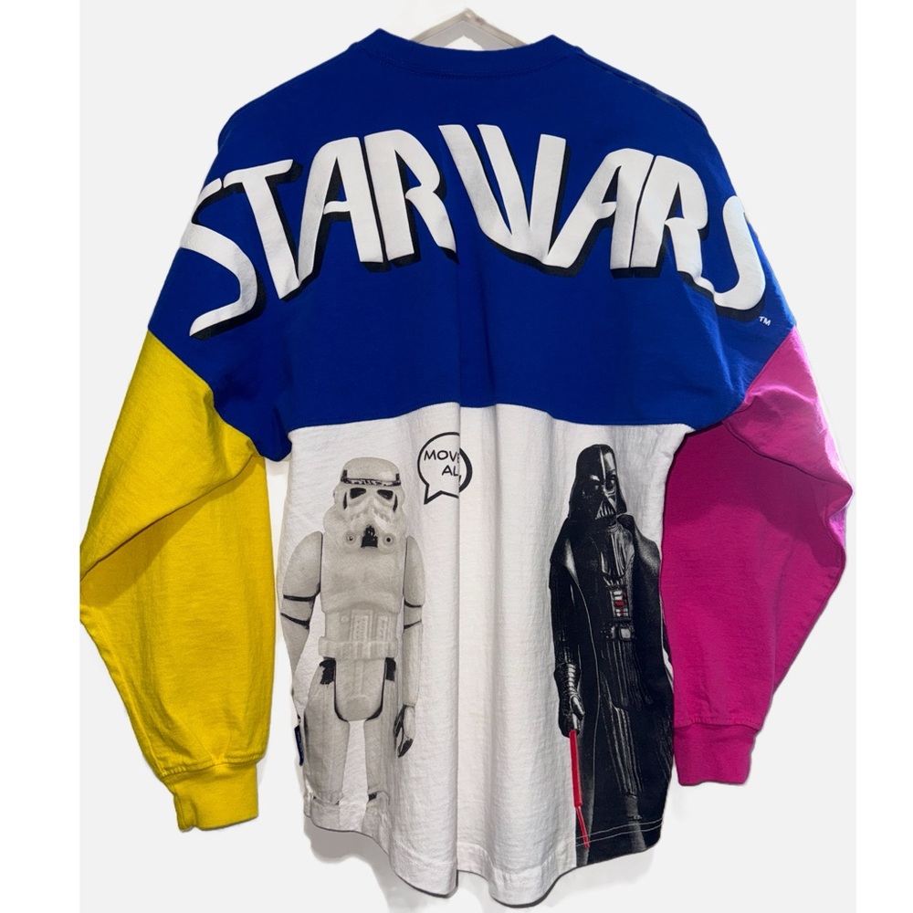 Disney D23 Expo 2022- Star Wars Vintage Action Figure Spirit Jersey Size XS - Picture 3 of 13